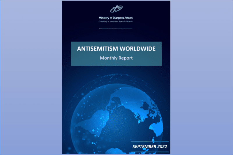 Antisemitism worldwide report, September 2022